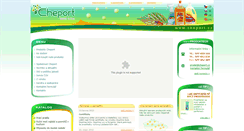 Desktop Screenshot of cheport.cz