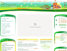 Tablet Screenshot of cheport.cz